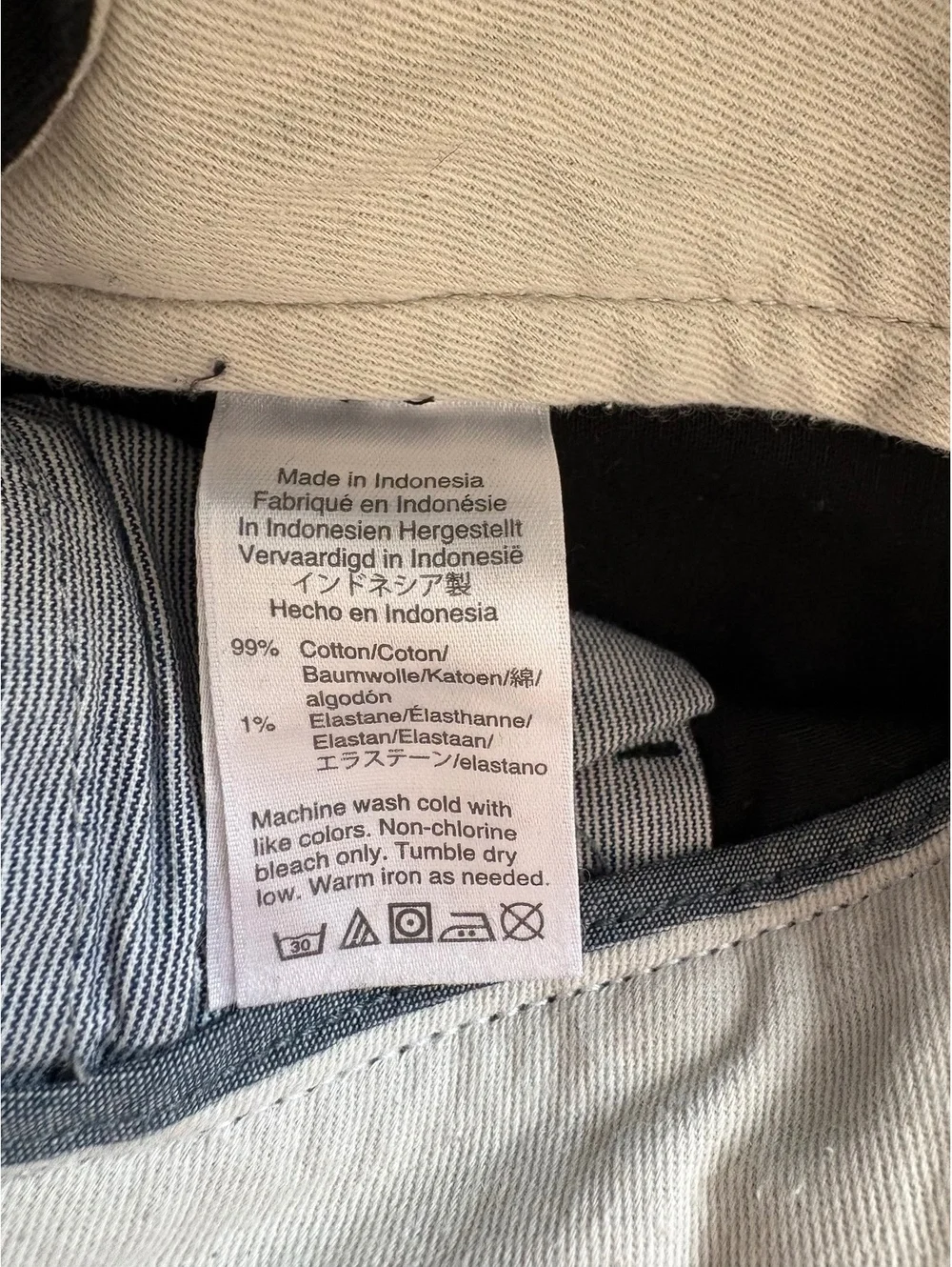 J.Crew 484 Slim Stretch Chino Pants Men’s 29x32 Black Cotton Casual Trousers